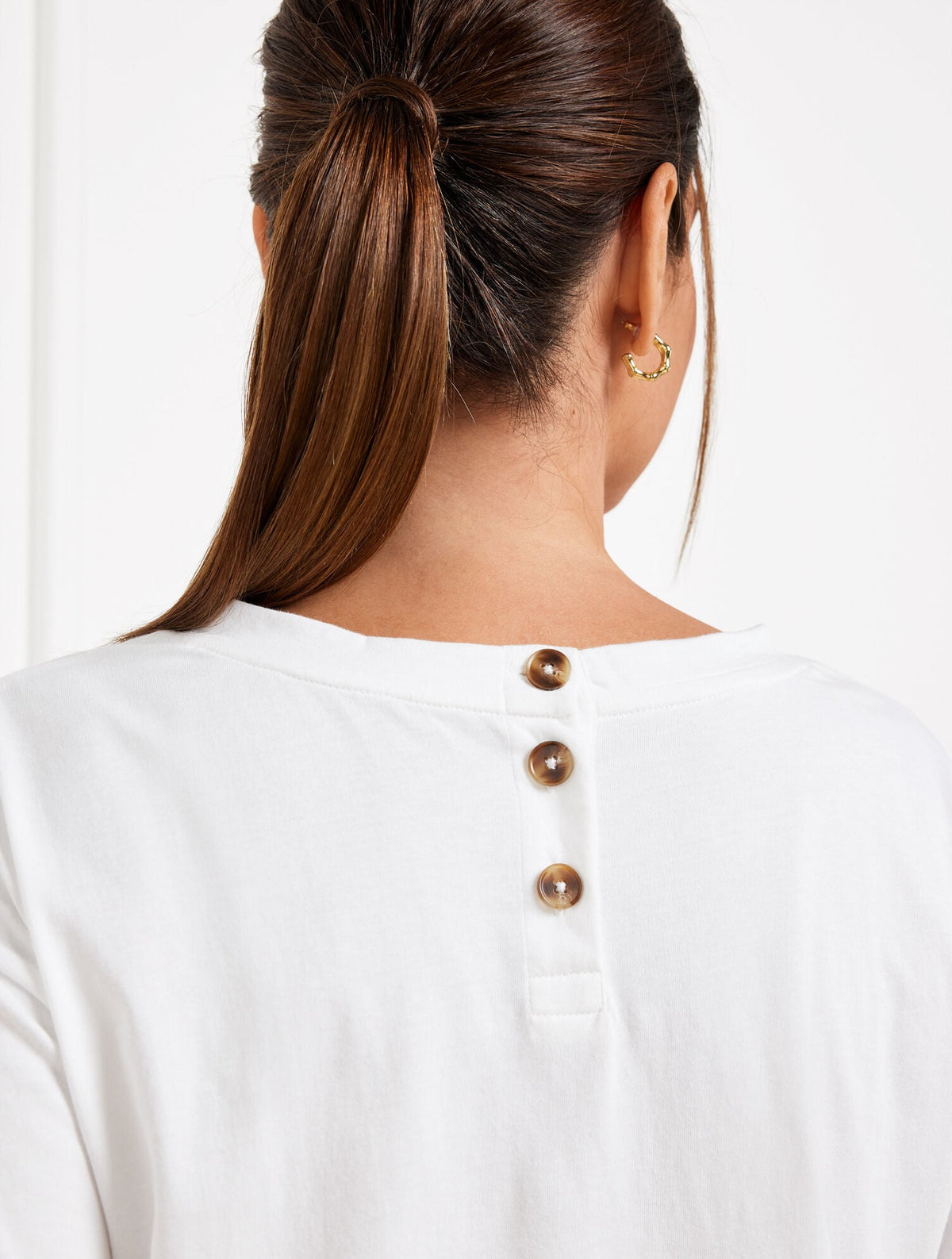 BOXY CREWNECK TEE | Talbots