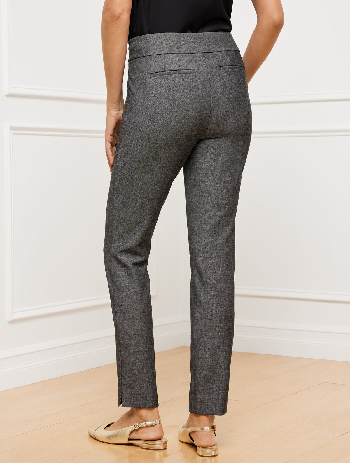 TALBOTS CHATHAM SLIM ANKLE PANTS - SHARKSKIN | Talbots