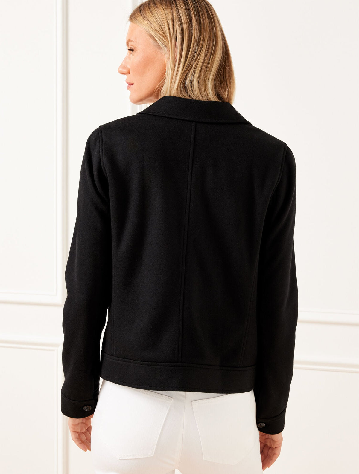 BRUSHED KNIT JACKET | Talbots