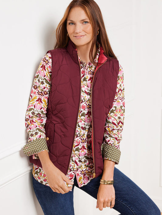 REVERSIBLE VEST | Talbots