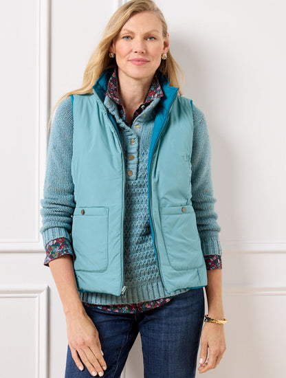 REVERSIBLE VEST | Talbots