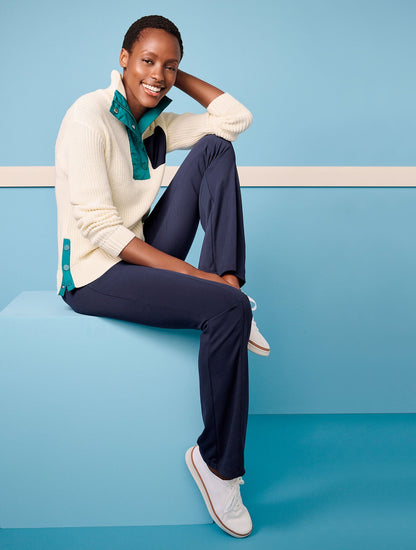 COOLMAX® SNAP HALF-ZIP SWEATER | Talbots