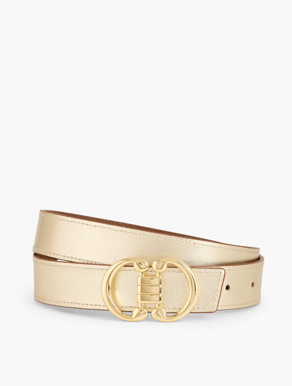 REVERSIBLE METALLIC BELT | Talbots