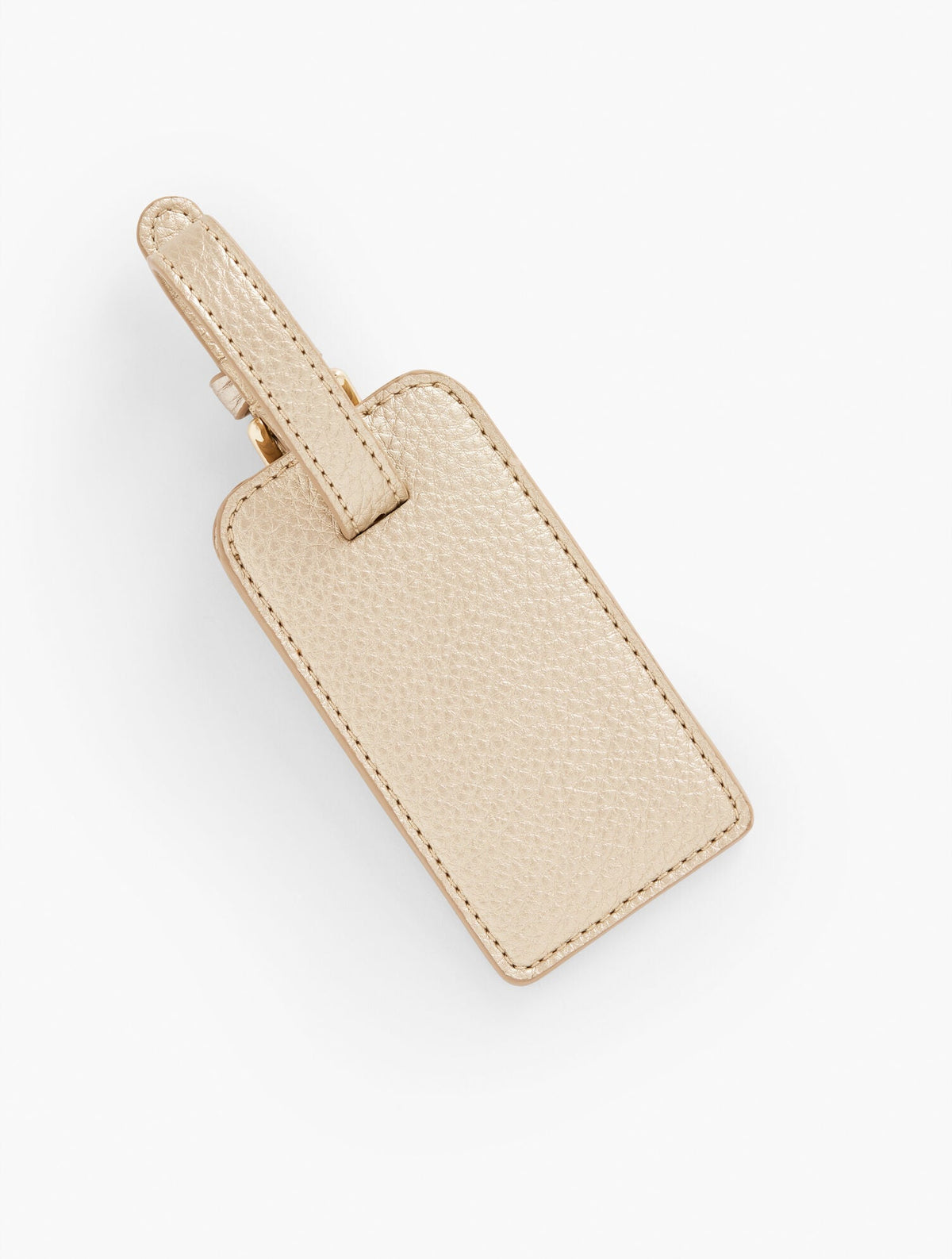 METALLIC LUGGAGE TAG | Talbots