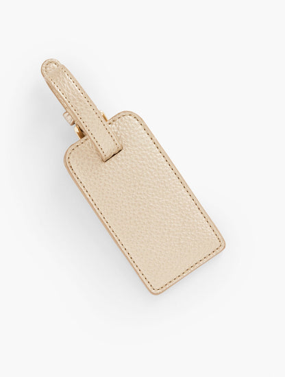 METALLIC LUGGAGE TAG | Talbots