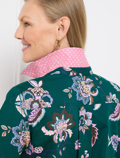 MODERN CLASSIC SHIRT - ORNATE JACOBEAN | Talbots