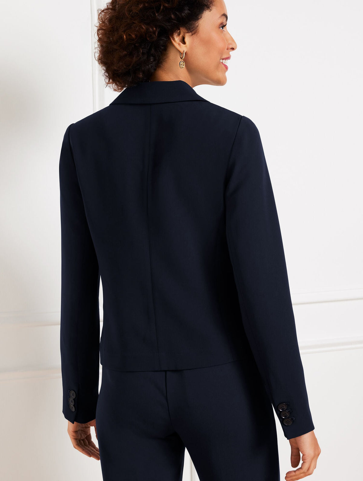 EASY TRAVEL CROPPED BLAZER | Talbots