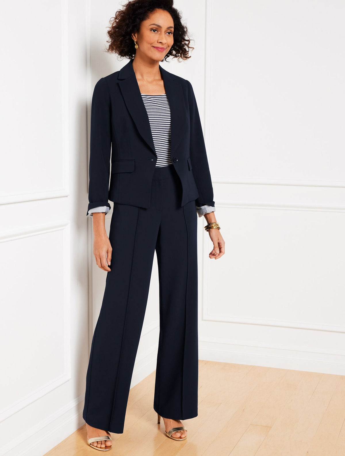 EASY TRAVEL CROPPED BLAZER | Talbots