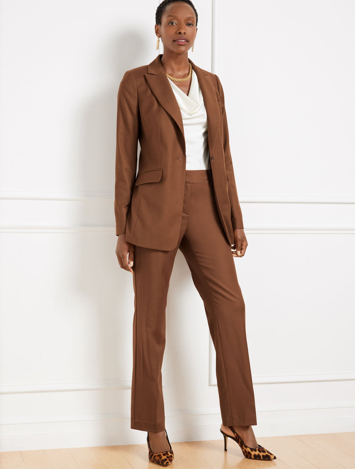 LUXE ITALIAN FLANNEL BLAZER | Talbots