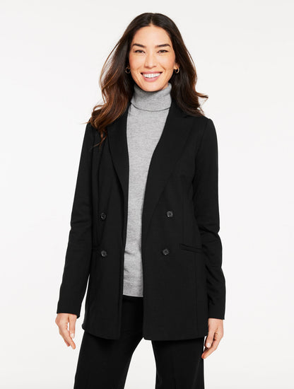 LUXE PONTE NO CLOSE BLAZER | Talbots