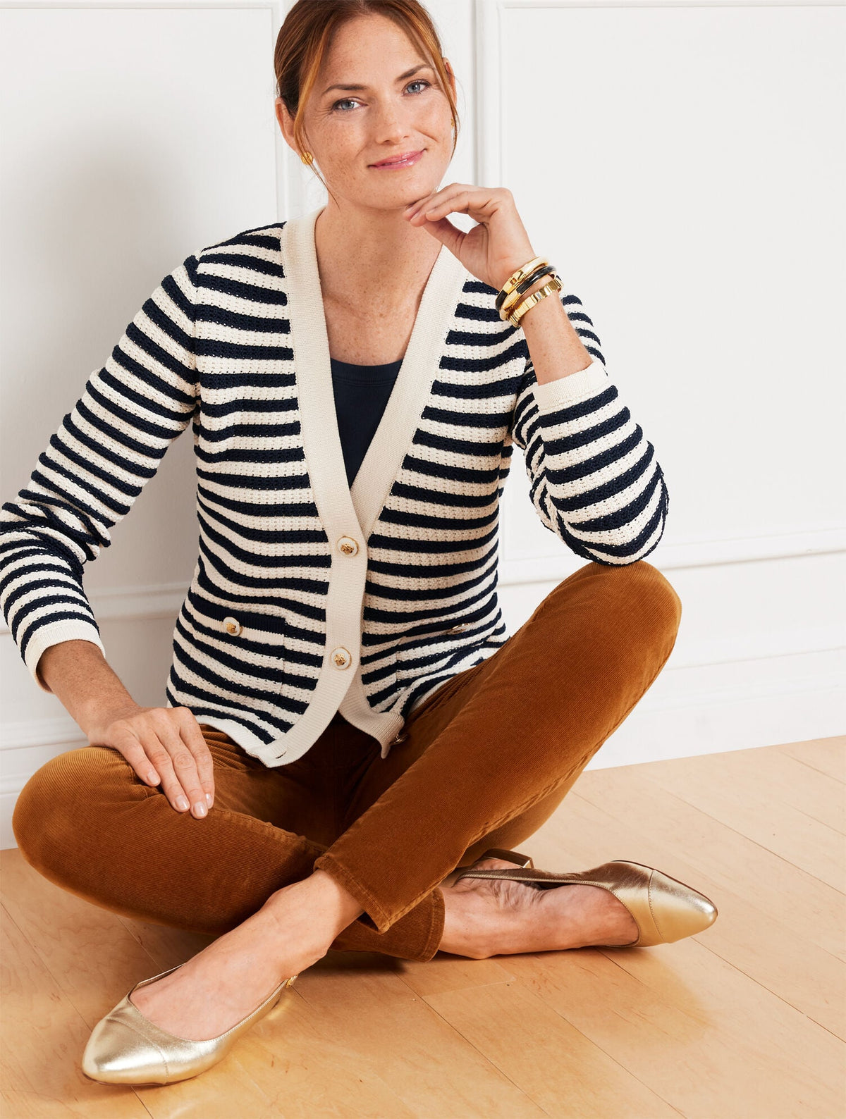 TALBOTS KATE CARDIGAN - STRIPE | Talbots