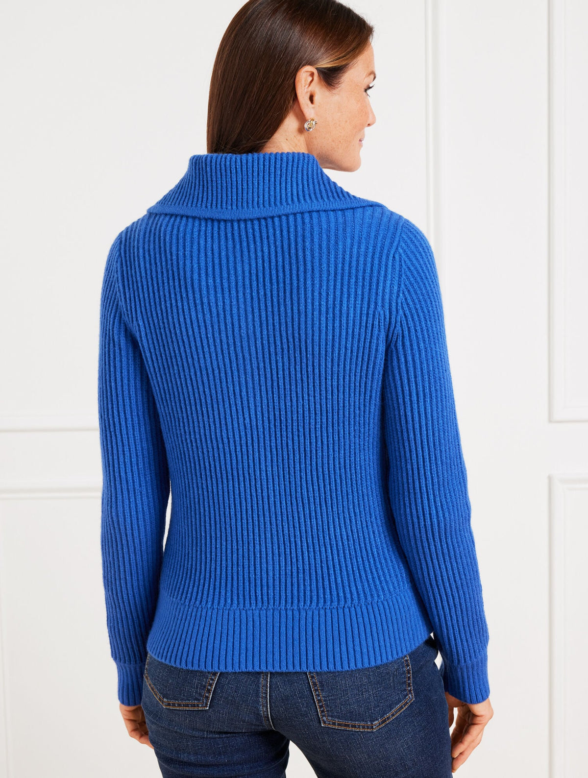 POINTELLE KNIT SWEATER JACKET | Talbots