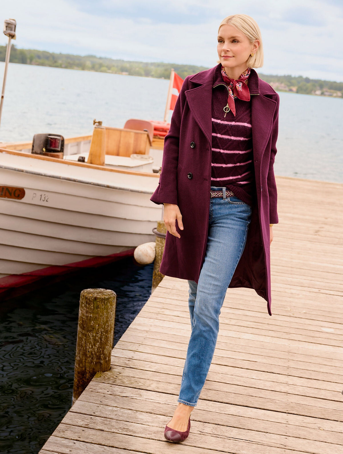 SLIM ANKLE JEANS - CULVER WASH | Talbots
