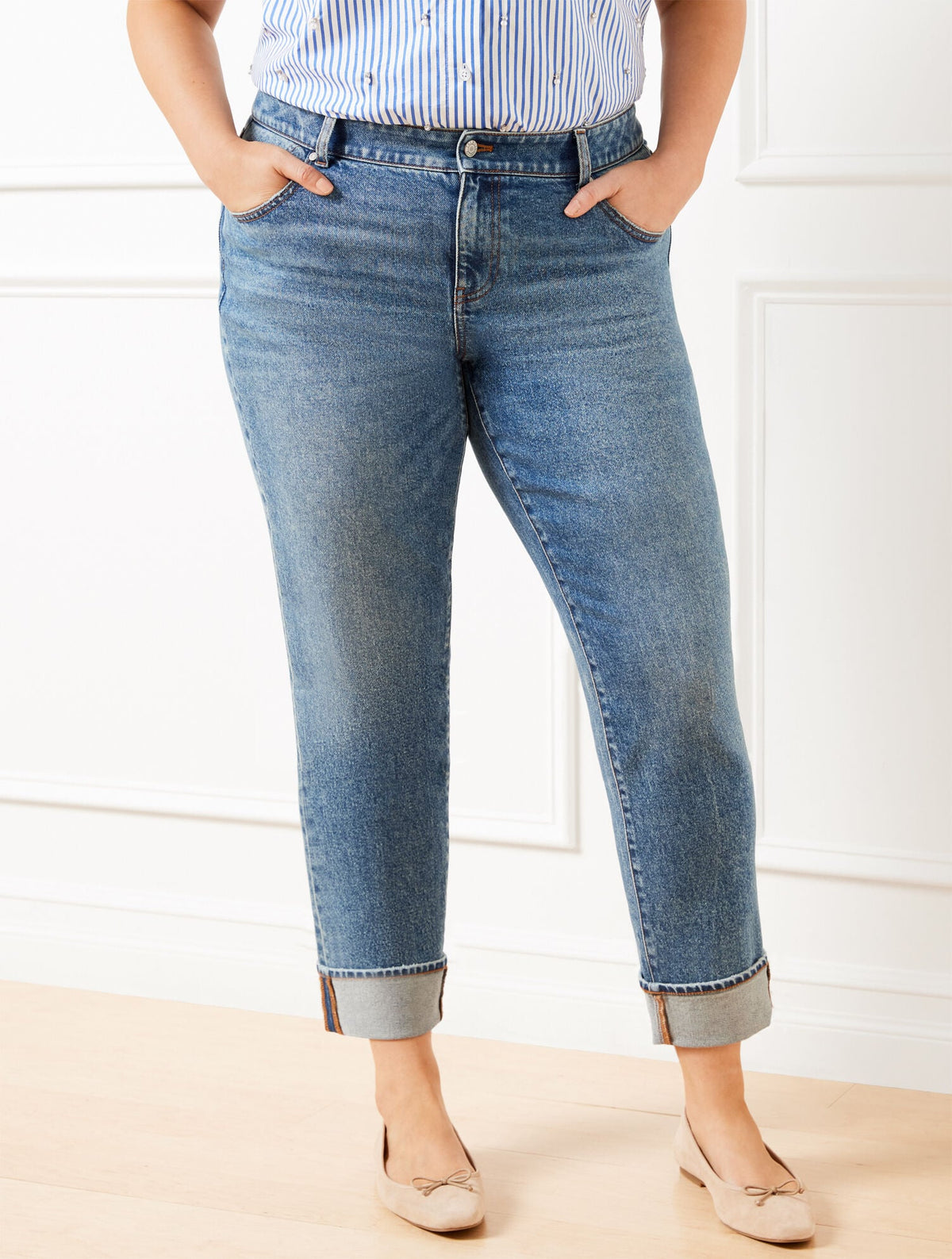 EVERYDAY RELAXED JEANS - MINDY WASH | Talbots