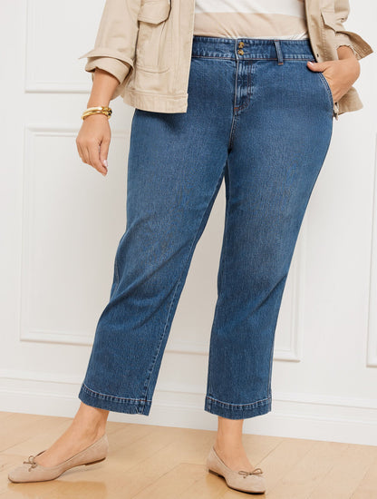STRAIGHT ANKLE JEANS - SYDNEY WASH | Talbots
