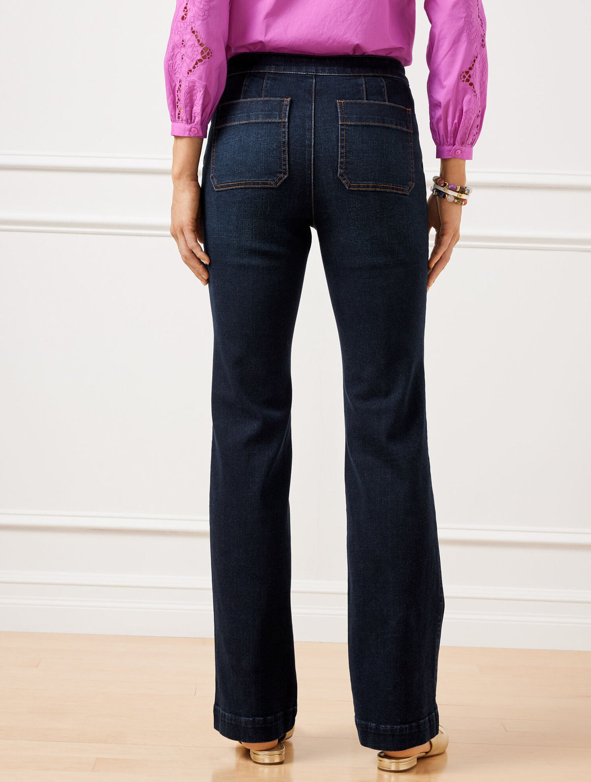 SAILOR FLARE LEG JEANS - LILLIA WASH | Talbots