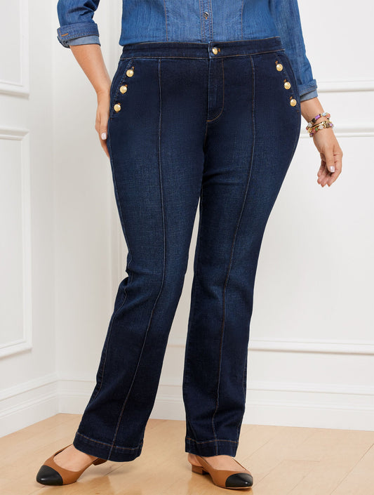 SAILOR FLARE LEG JEANS - LILLIA WASH | Talbots