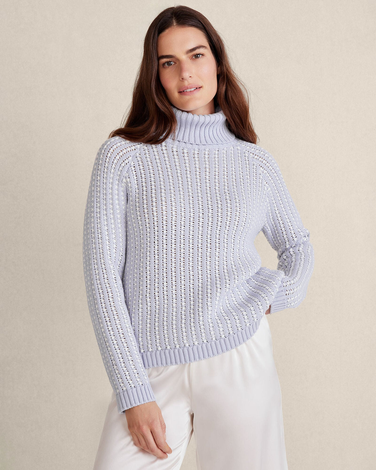 TEXTURE STITCH TURTLENECK | Talbots