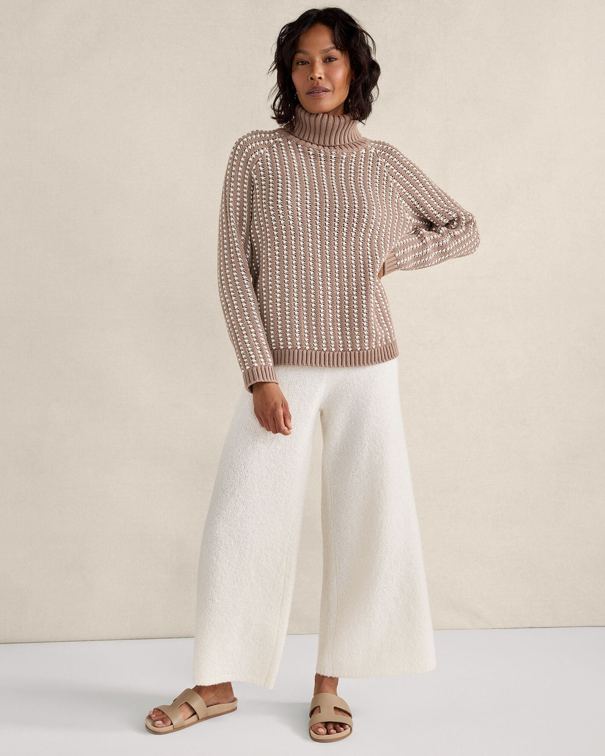 TEXTURE STITCH TURTLENECK | Talbots