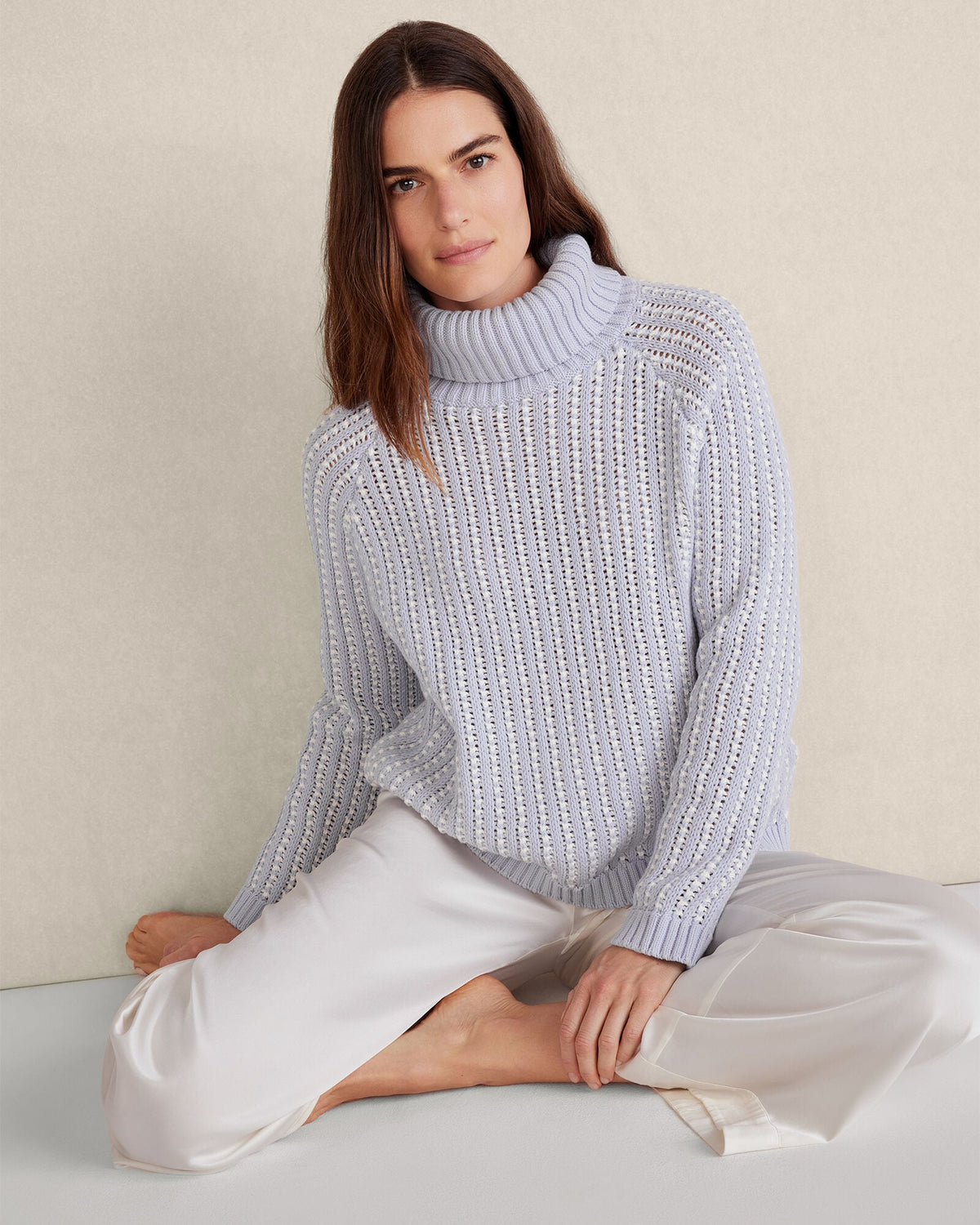 TEXTURE STITCH TURTLENECK | Talbots