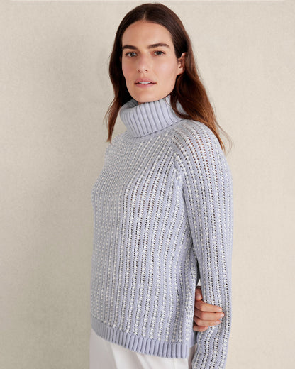 TEXTURE STITCH TURTLENECK | Talbots