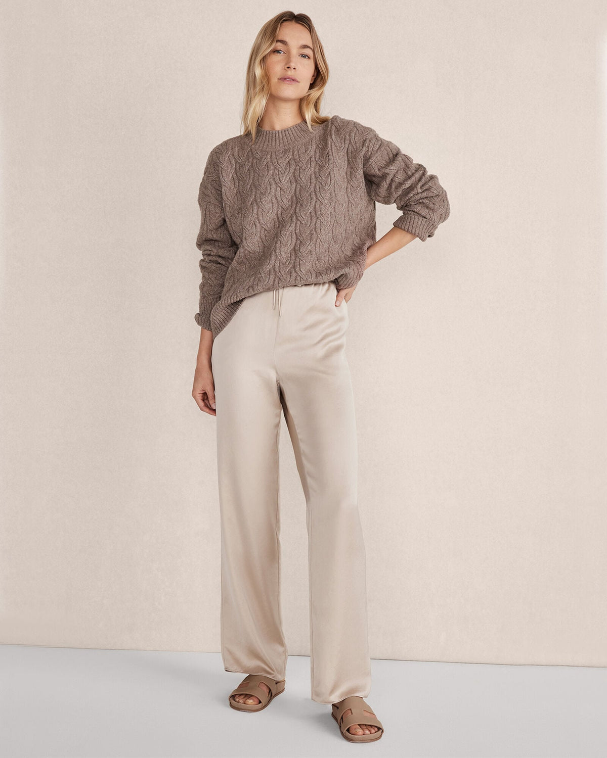 FLOWY DRAWSTRING PANTS | Talbots