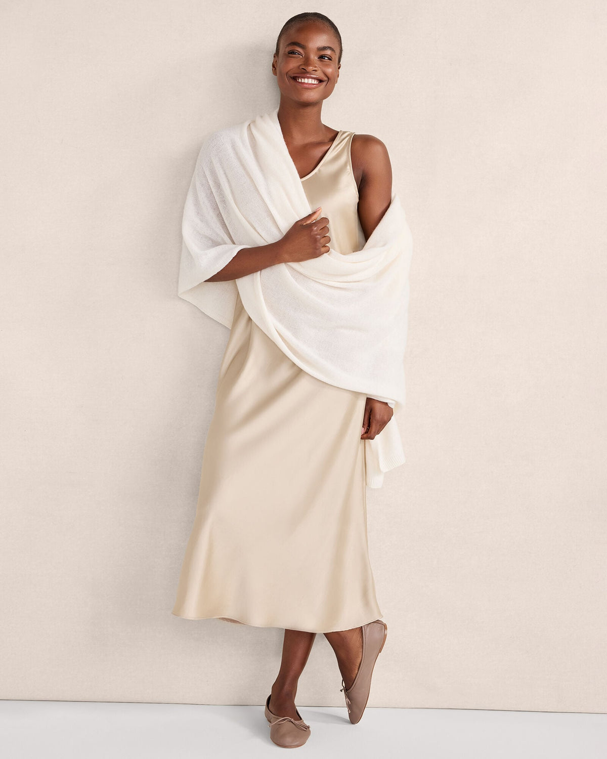 FLOWY BIAS CUT MIDI DRESS | Talbots