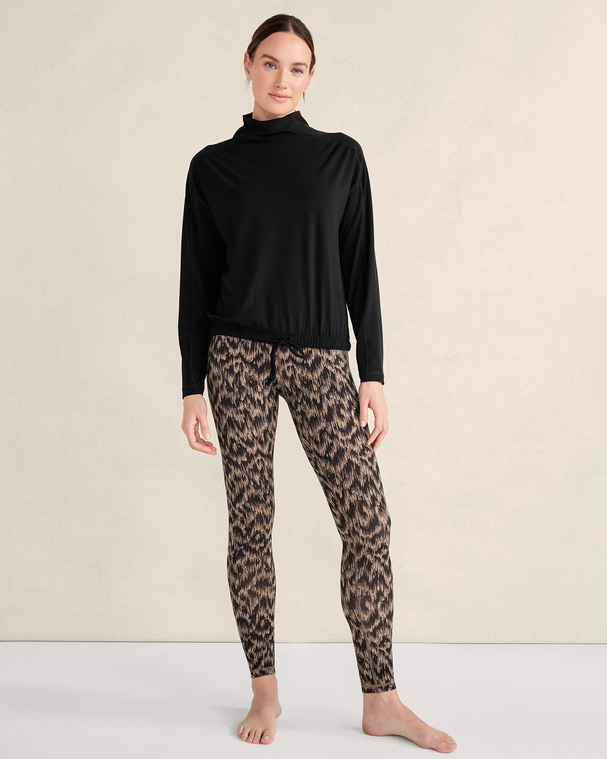 BALANCE FUNNEL-NECK PULLOVER | Talbots