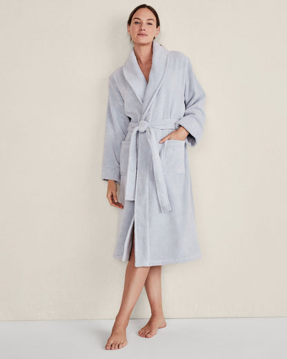ORGANIC COTTON TERRY BATHROBE | Talbots