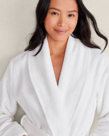 ORGANIC COTTON TERRY BATHROBE | Talbots