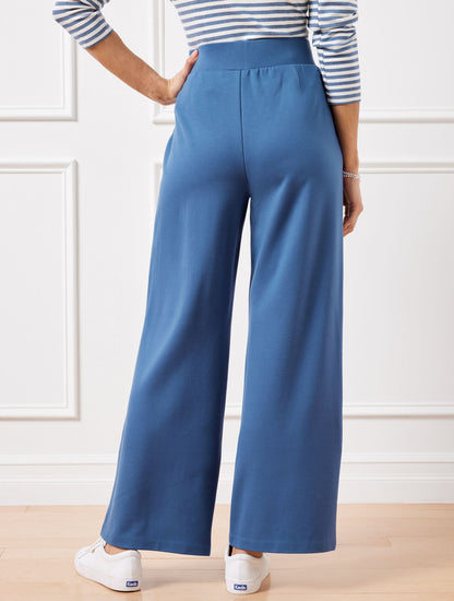 EFFORTLESS ULTRAKNIT WIDE LEG PANTS | Talbots