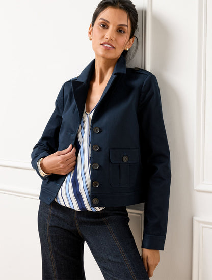 TWILL JACKET | Talbots