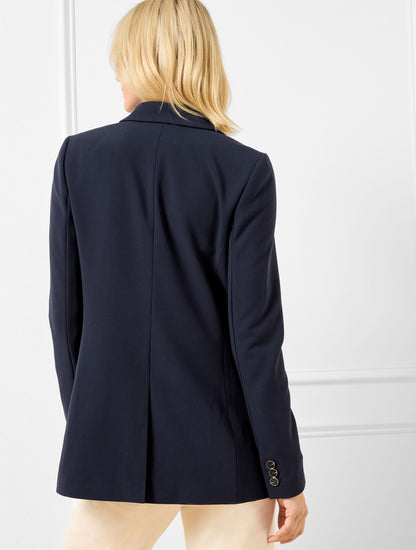 TAILORED STRETCH NO CLOSE BLAZER | Talbots