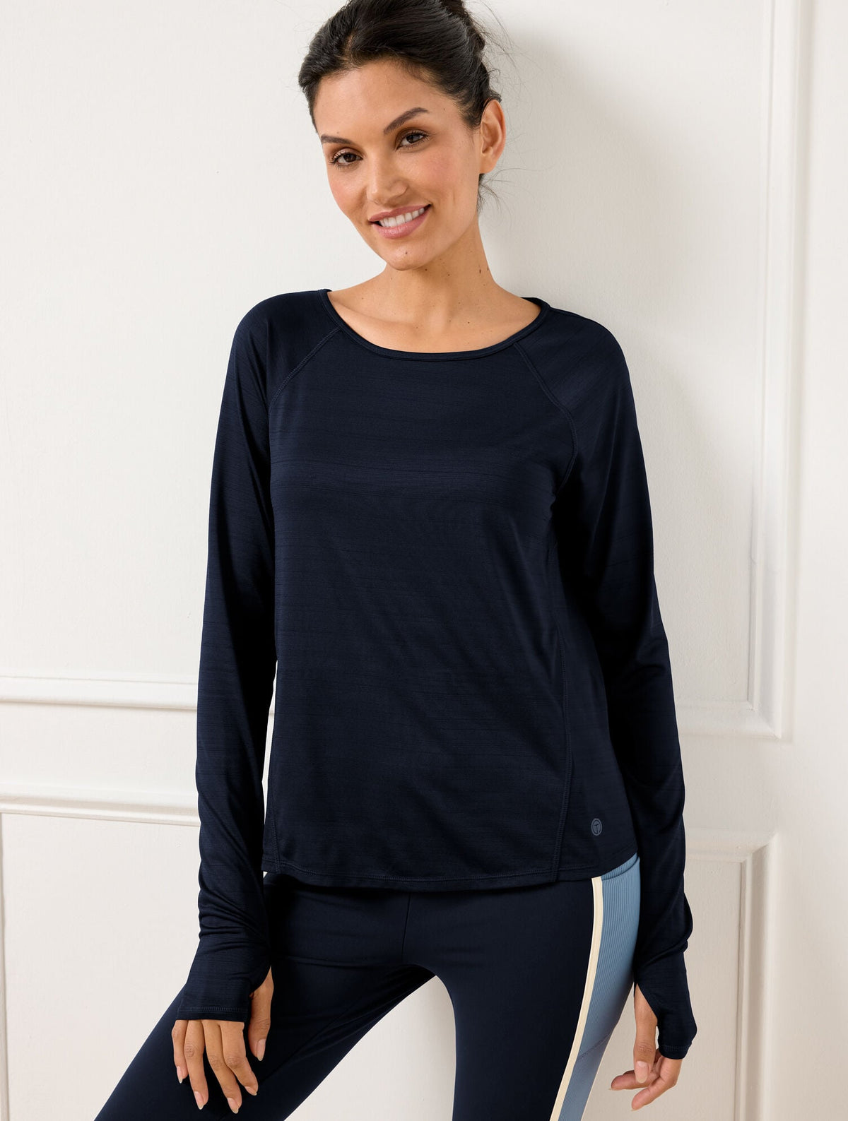 COOL SLUB ACTIVE LONG SLEEVE TEE | Talbots