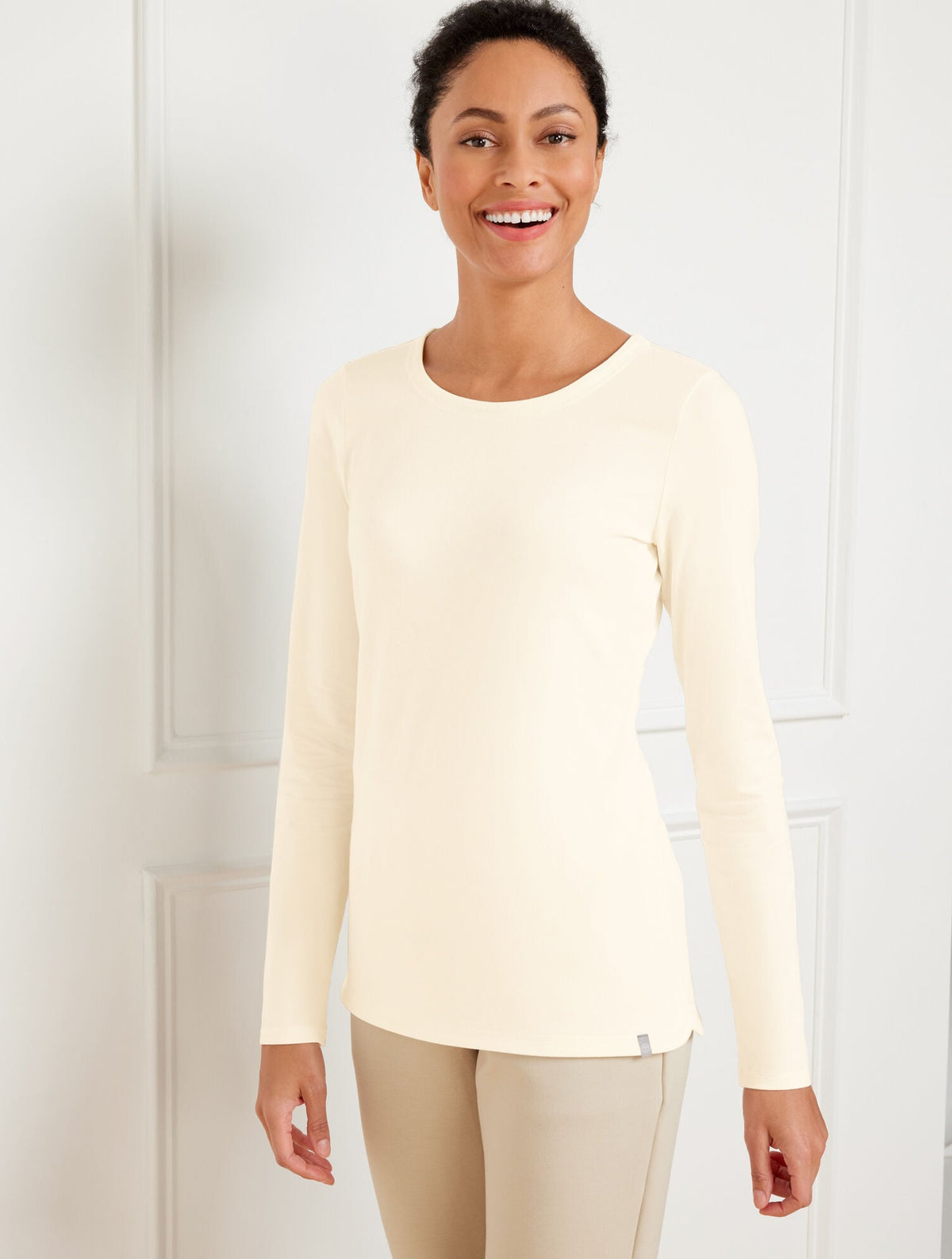 SUPERSOFT JERSEY LONG SLEEVE TEE | Talbots