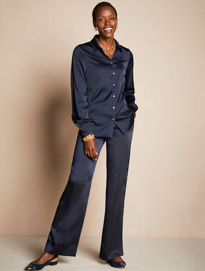 EDISON SUEDE SLINGBACK FLATS | Talbots