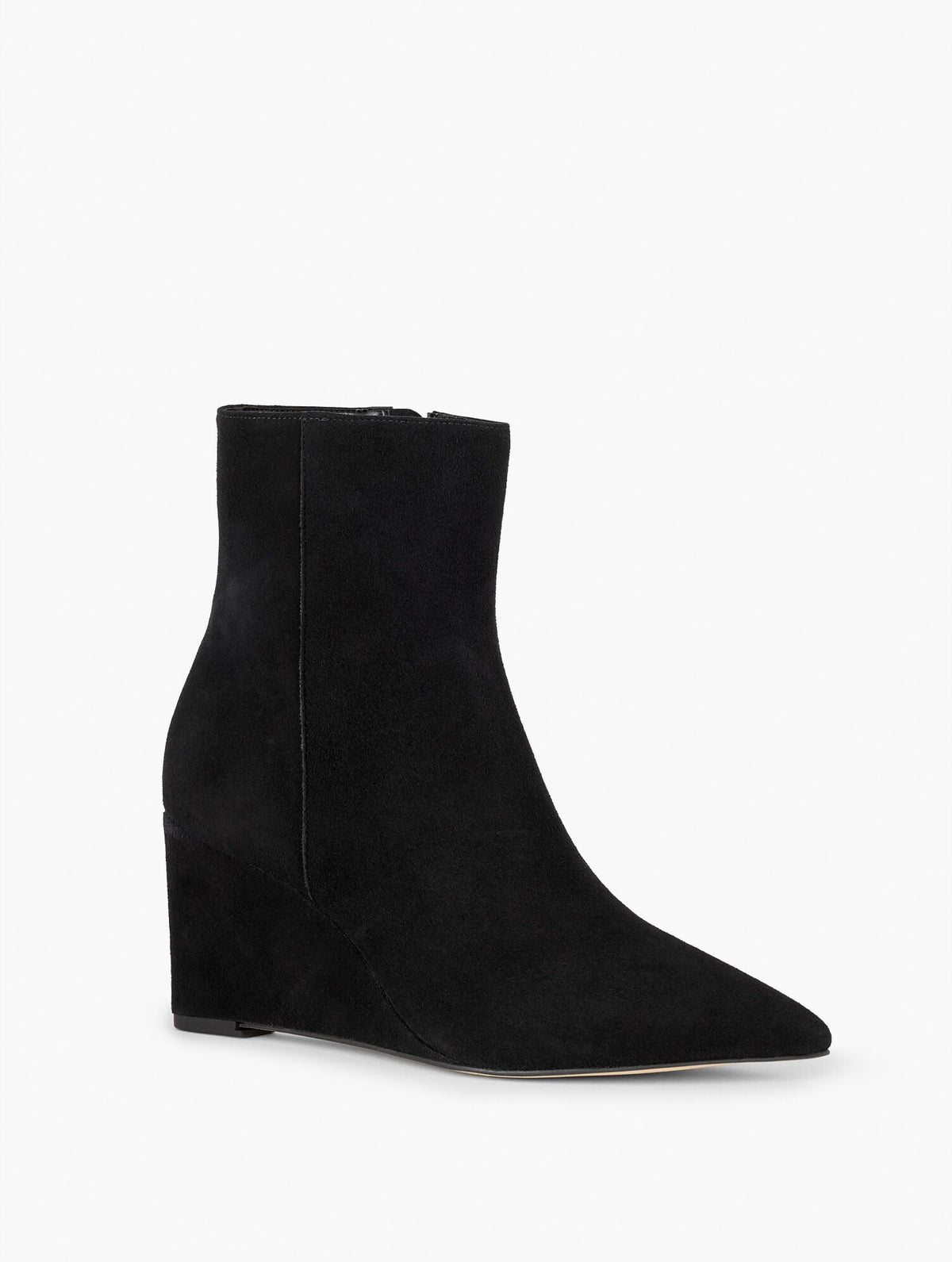 EMMA SUEDE WEDGE BOOTIE | Talbots
