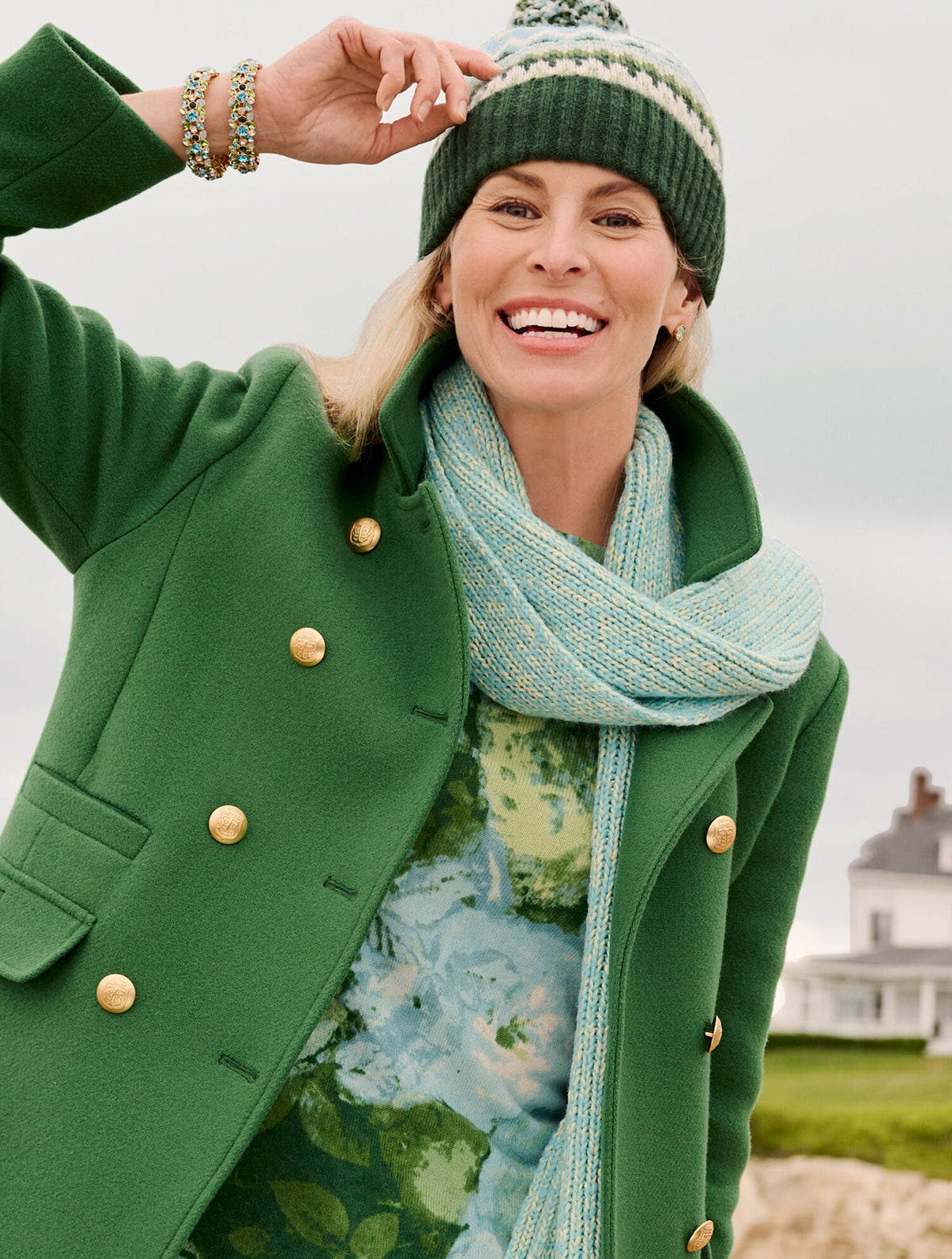 SHAKER STITCH SCARF - MARL | Talbots