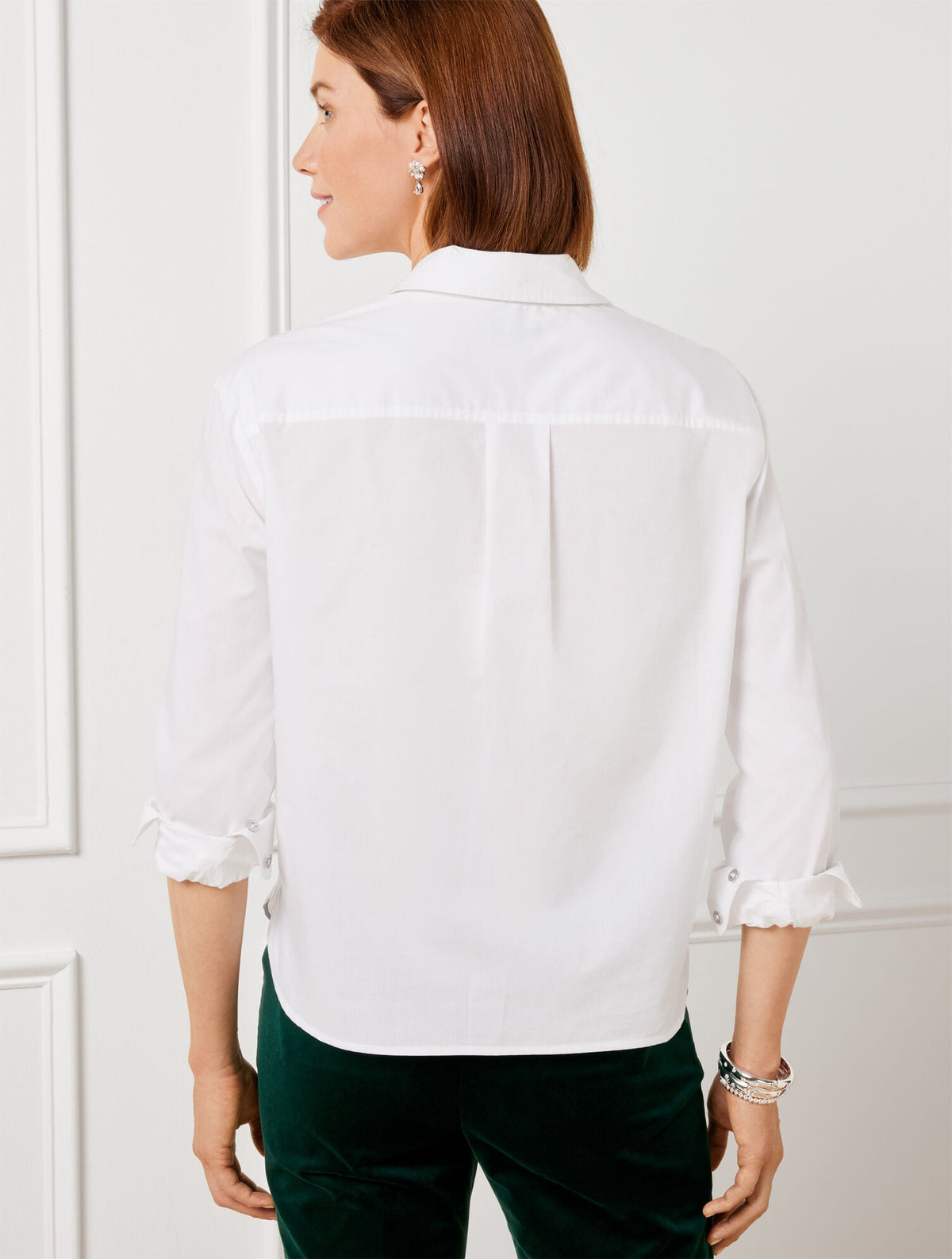 EMBELLISHED SHORT SHIRT | Talbots