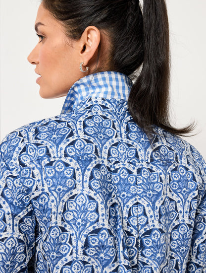 MODERN CLASSIC SHIRT - WOODBLOCK FAN | Talbots