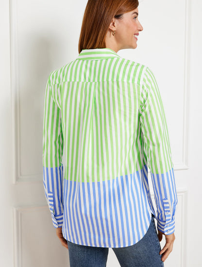 MODERN CLASSIC SHIRT - WONDER STRIPE | Talbots