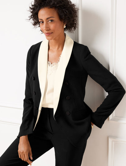 STRETCH CREPE BLAZER | Talbots