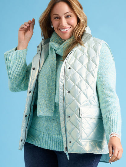 SHAKER STITCH SWEATER - MARL | Talbots