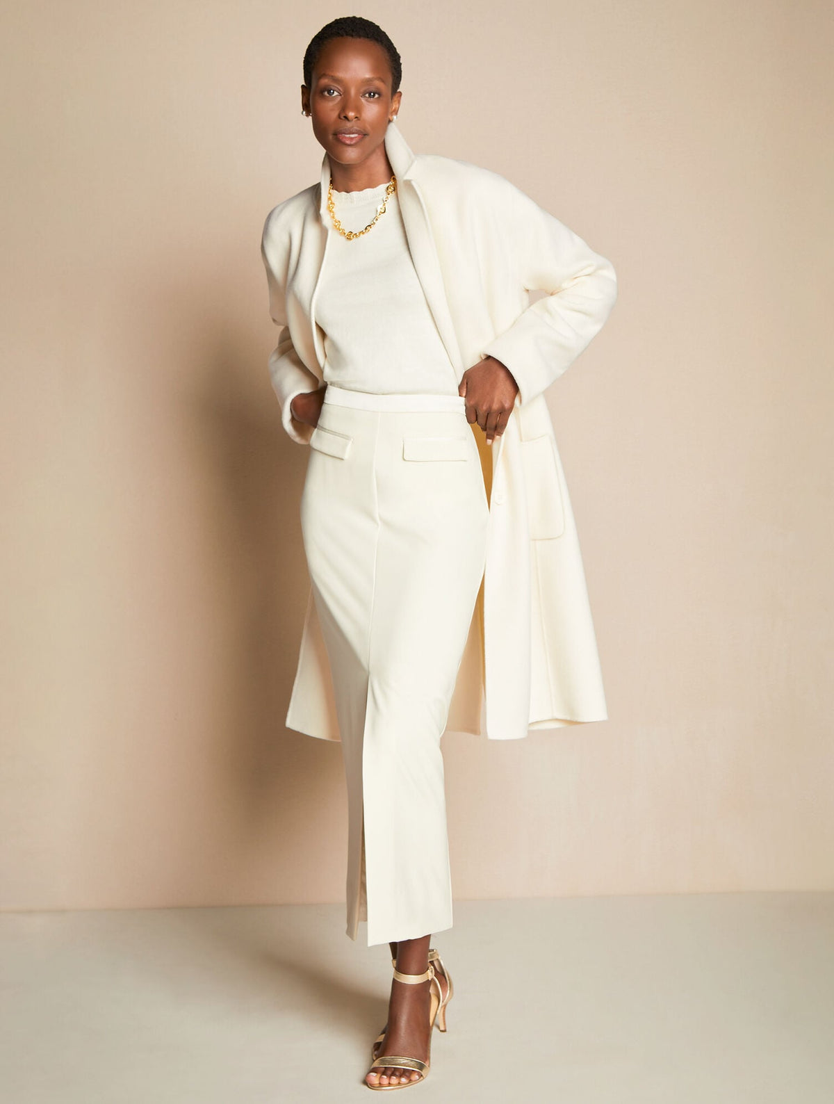 SCALLOP TRIM PULLOVER SWEATER | Talbots