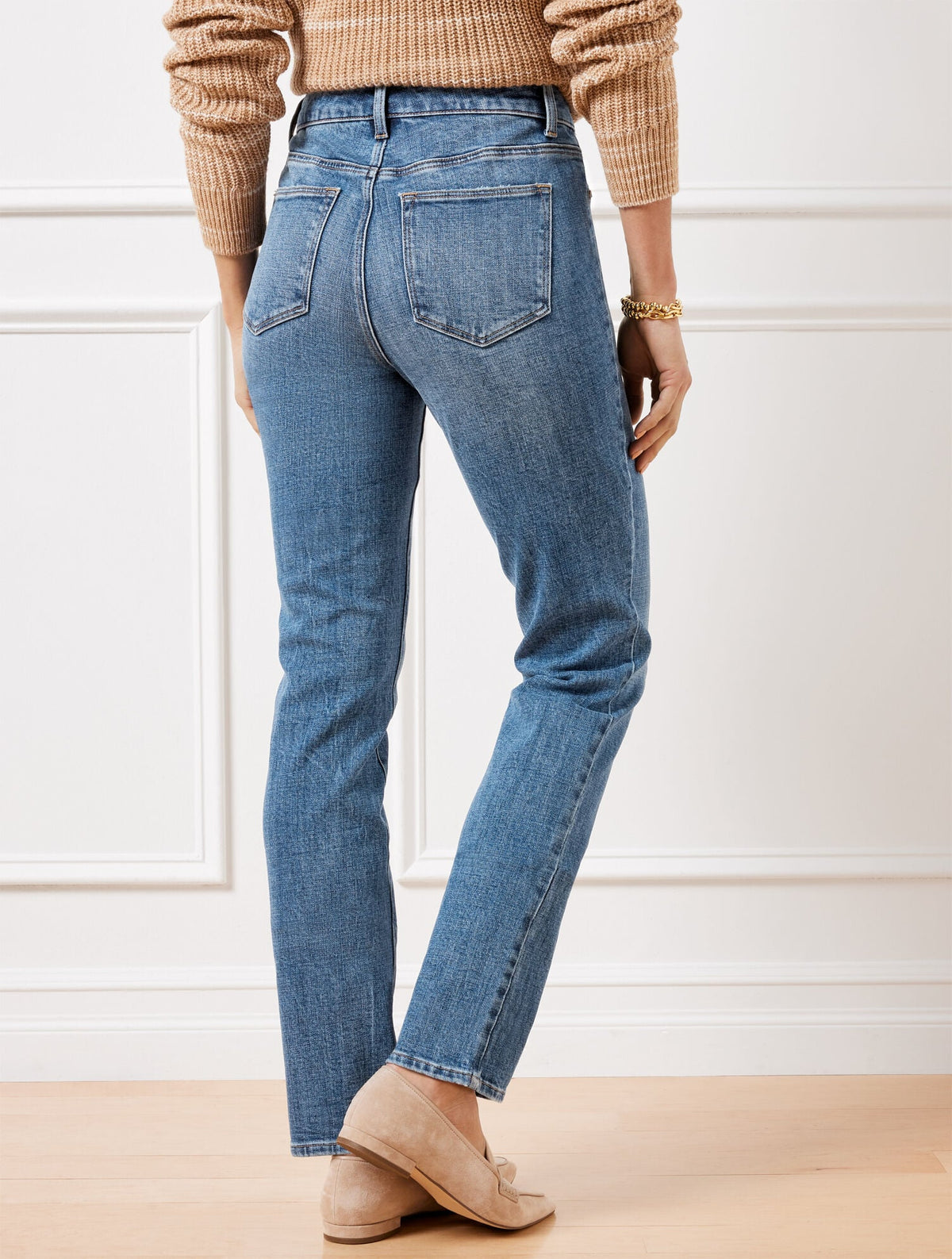 STRAIGHT LEG JEANS - KENMARE WASH | Talbots