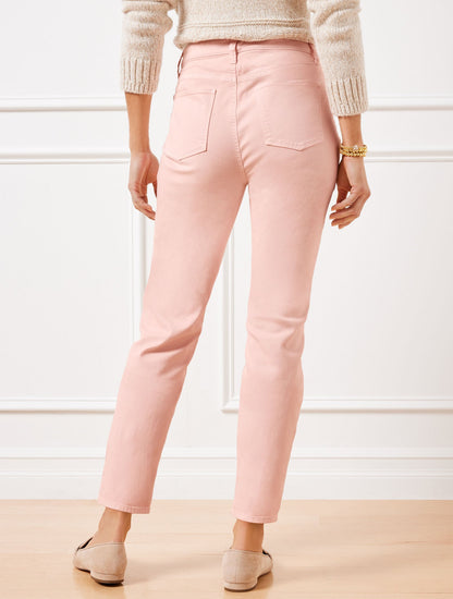 SLIM ANKLE JEANS - GARMENT DYE | Talbots