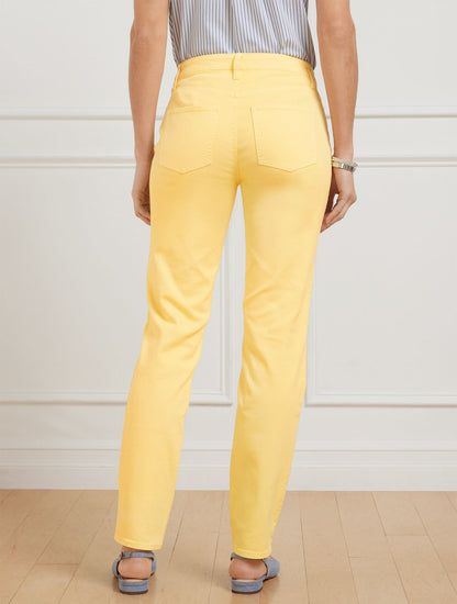 SLIM ANKLE JEANS - GARMENT DYE | Talbots