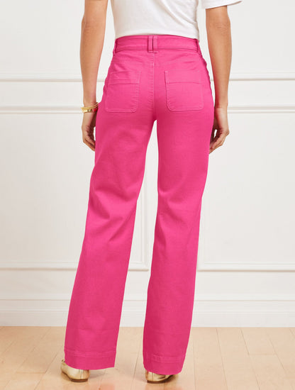 PATCH POCKET CLASSIC JEAN TROUSERS | Talbots