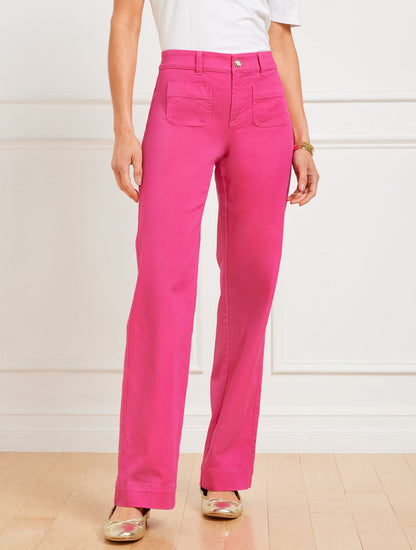 PATCH POCKET CLASSIC JEAN TROUSERS | Talbots