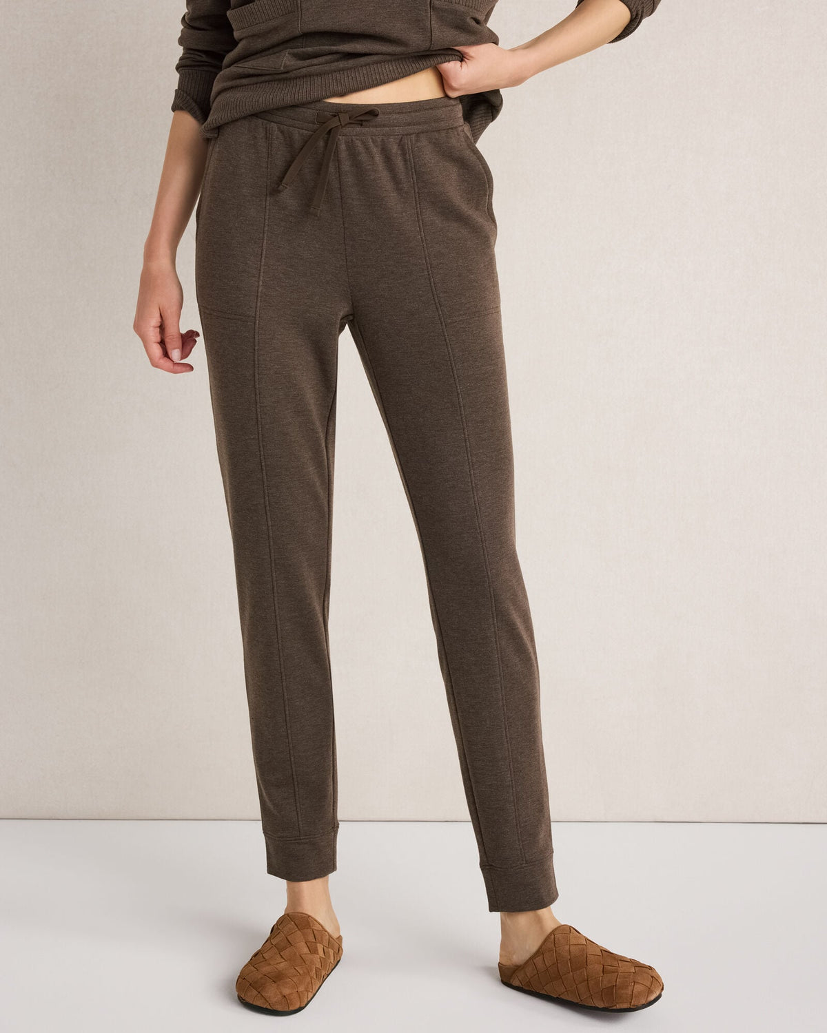 FLEECE PINTUCK JOGGERS | Talbots
